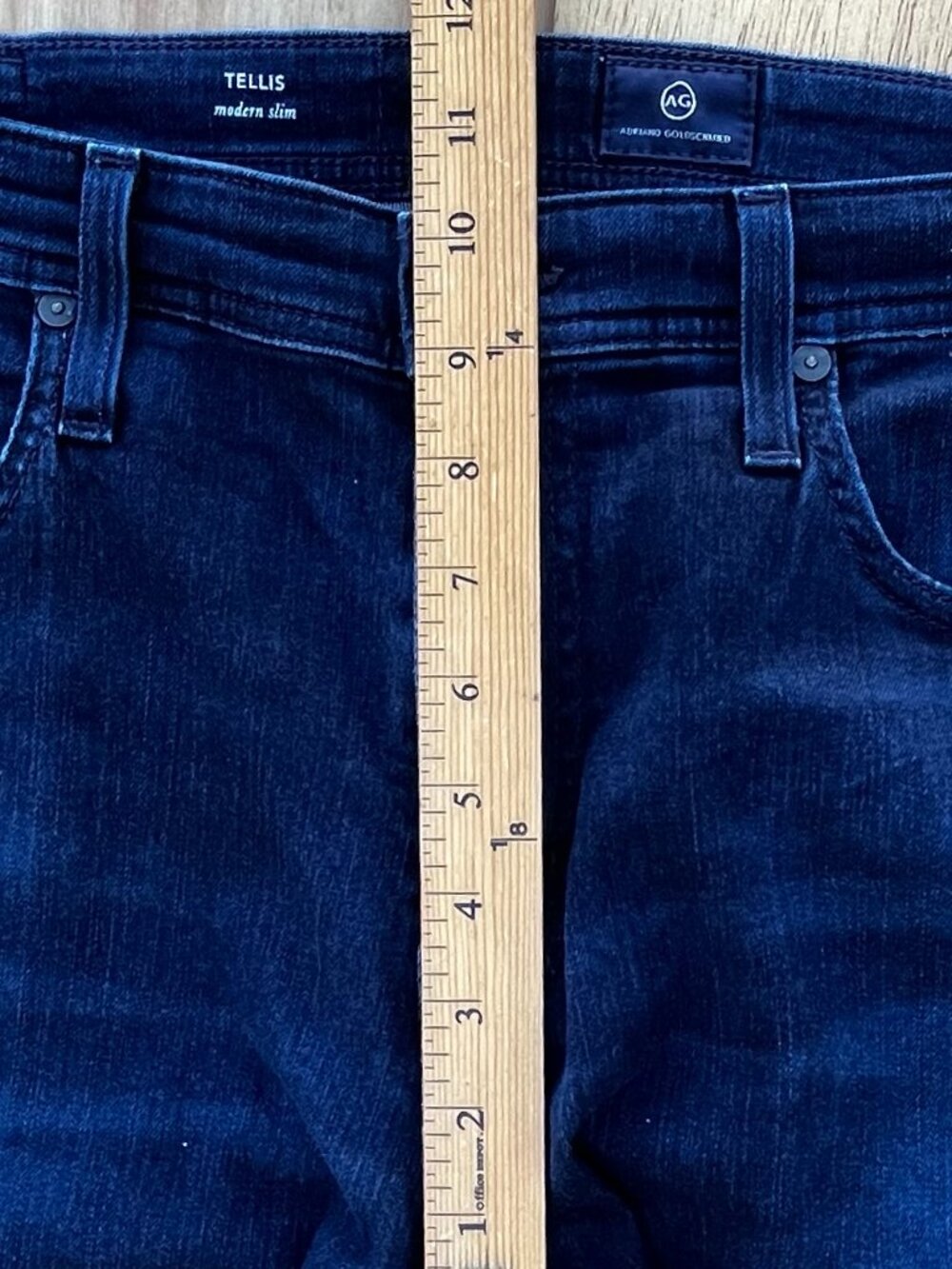 ADRIANO GOLDSCHMIED AG TELLIS MODERN SLIM JEANS MEN’S sz 34W X 30L Blue STRETCH - Picture 9 of 11
